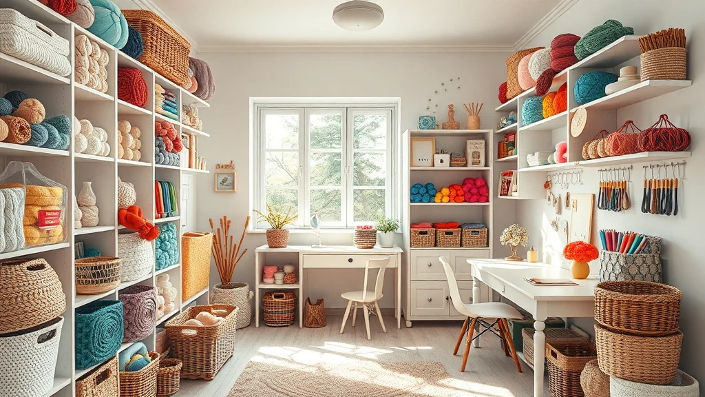 How to Set Up a Craft Room on Any Budget (Even a Tiny Corner) — GrannyHobby.com