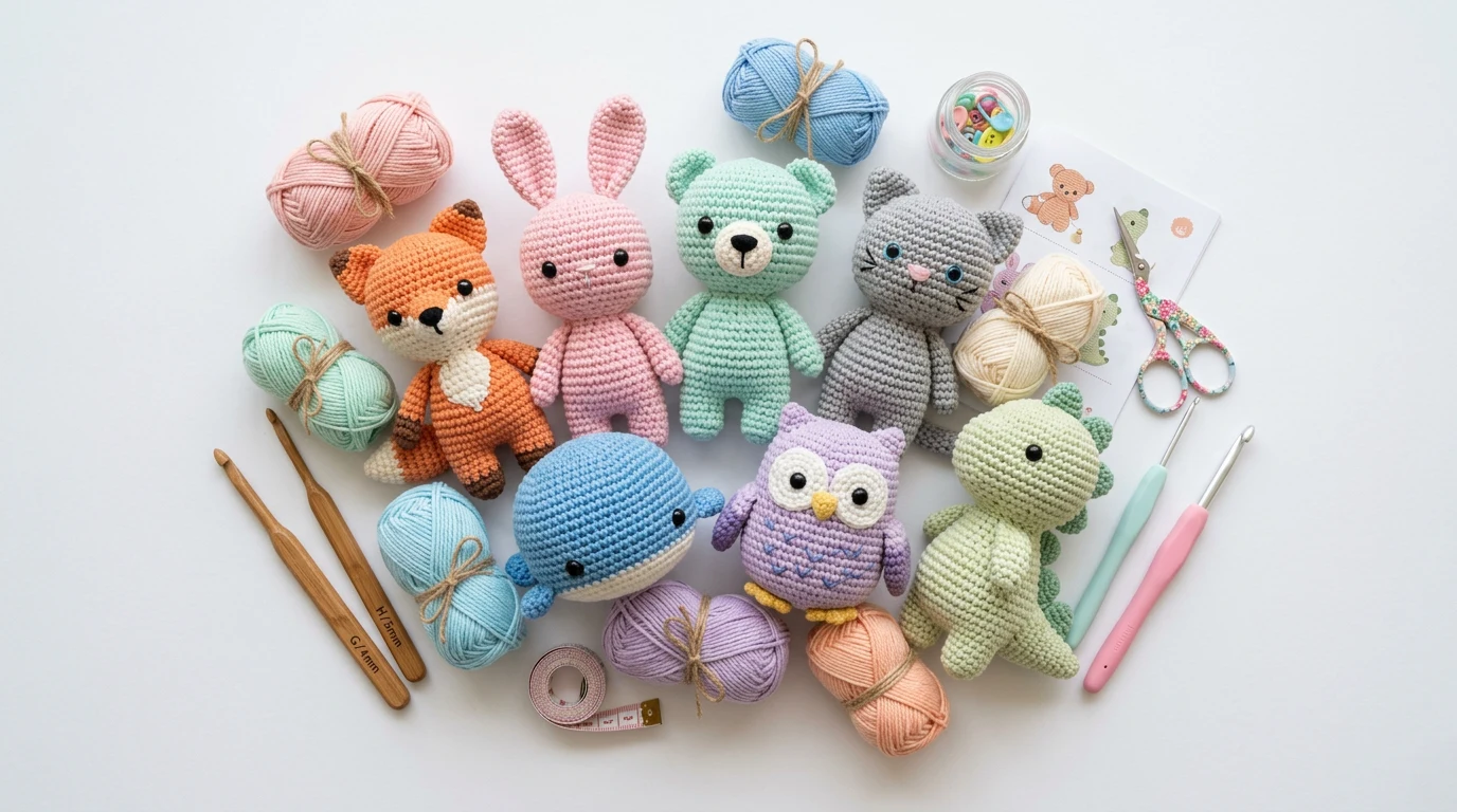 Amigurumi for Beginners: How to Crochet Adorable Stuffed Animals — GrannyHobby.com