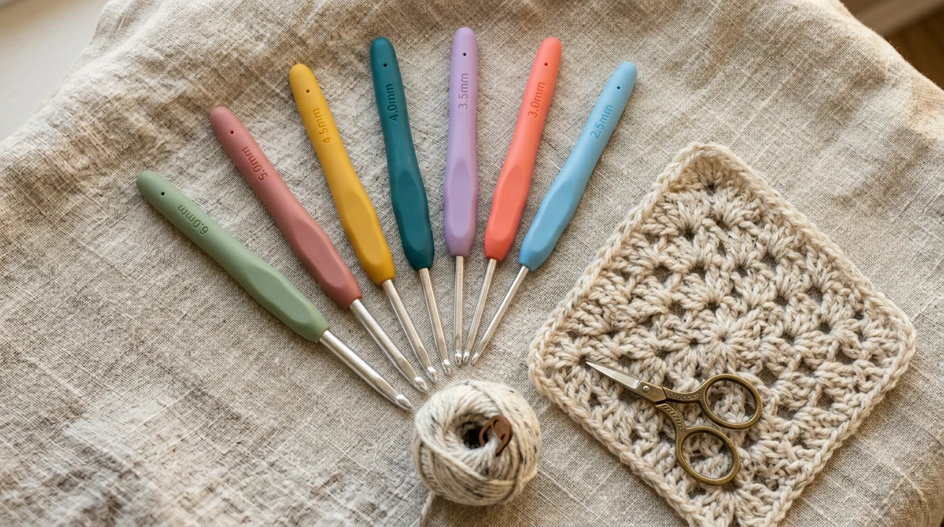 7 Best Crochet Hooks for Beginners in 2026 (Comfortable and Affordable) — GrannyHobby.com