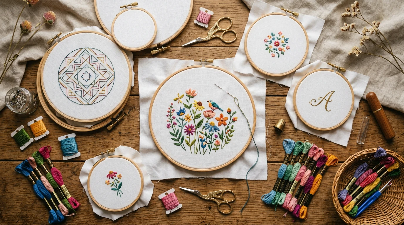 6 Best Embroidery Hoops in 2026 (Wood, Plastic, and Spring Tension) — GrannyHobby.com