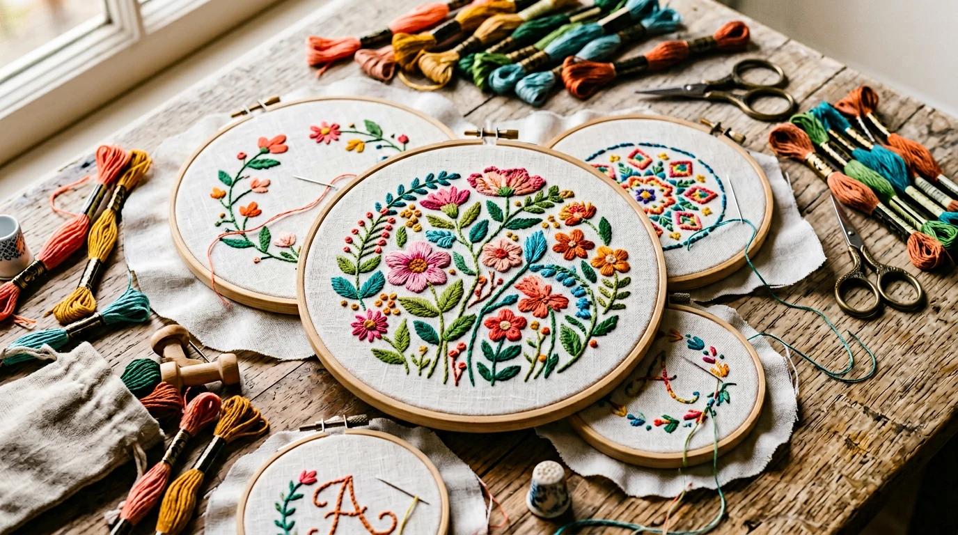 6 Best Embroidery Hoops in 2026 (Wood, Plastic, and Spring Tension) — GrannyHobby.com