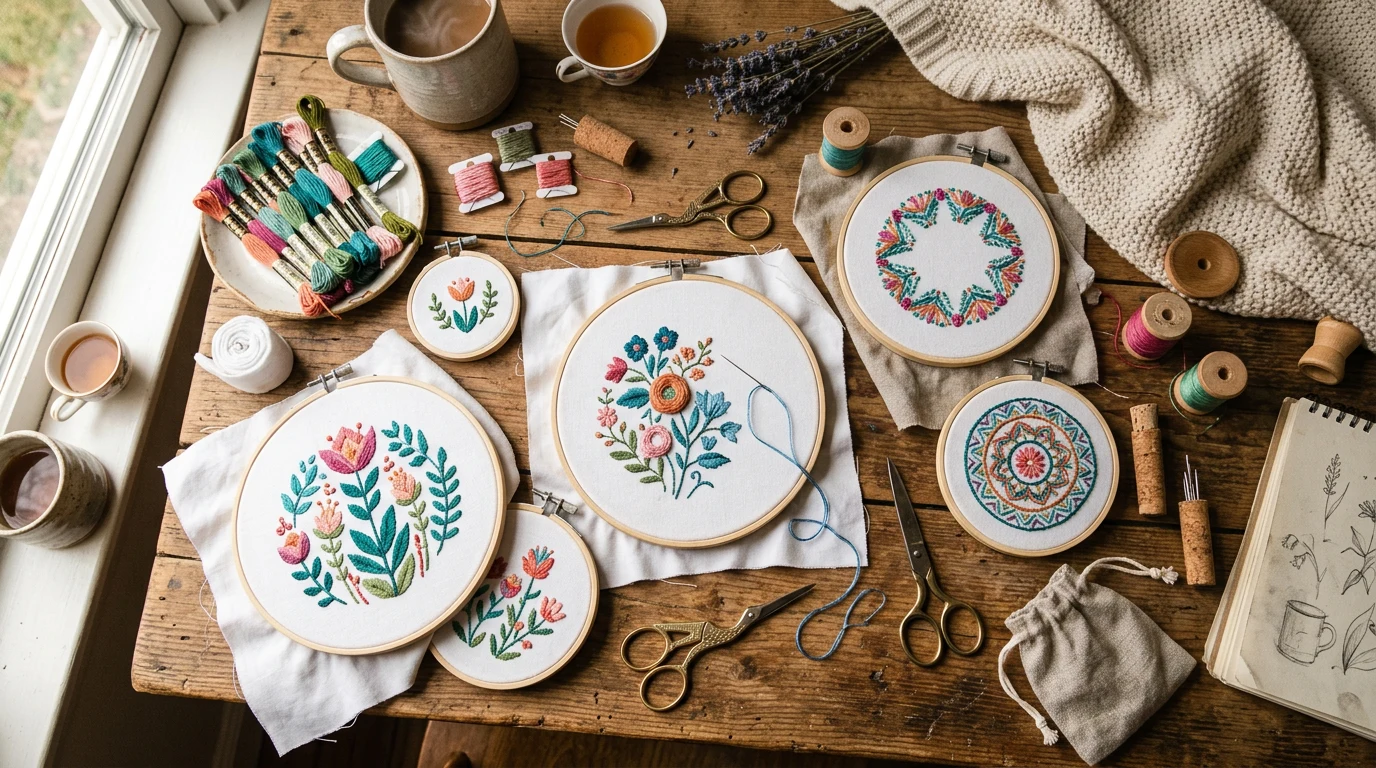 6 Best Embroidery Hoops in 2026 (Wood, Plastic, and Spring Tension) — GrannyHobby.com
