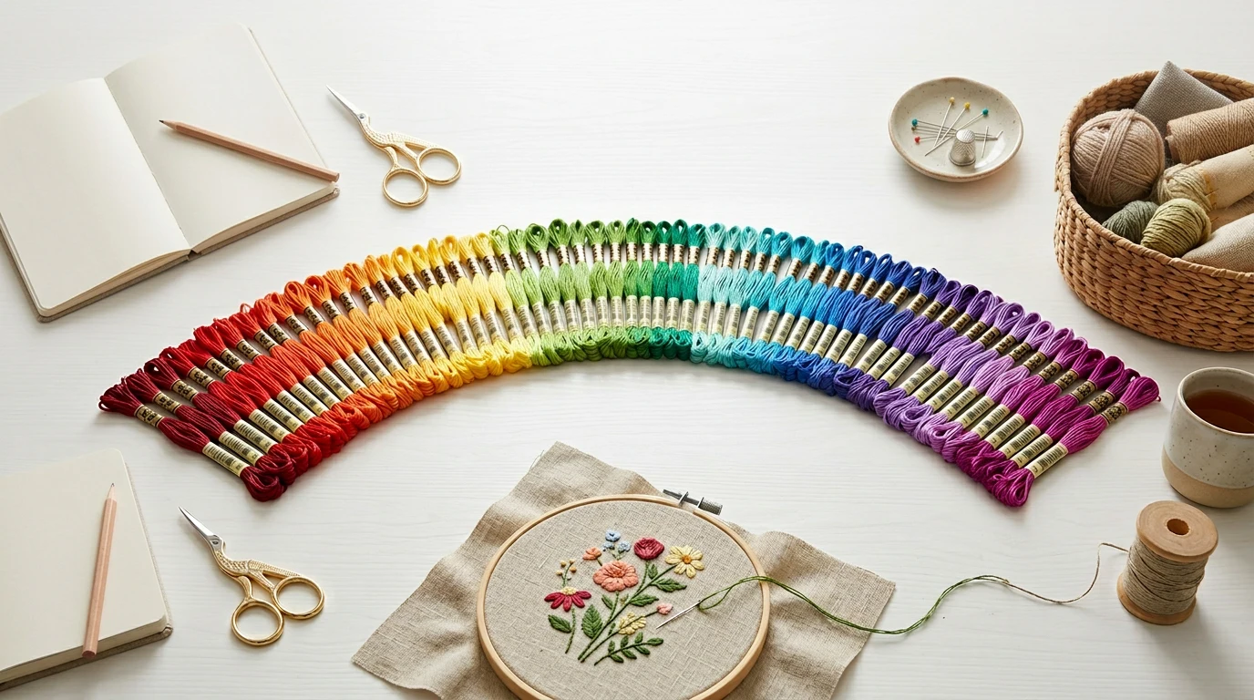 5 Best Embroidery Thread Brands in 2026 (DMC, Anchor, and More) — GrannyHobby.com