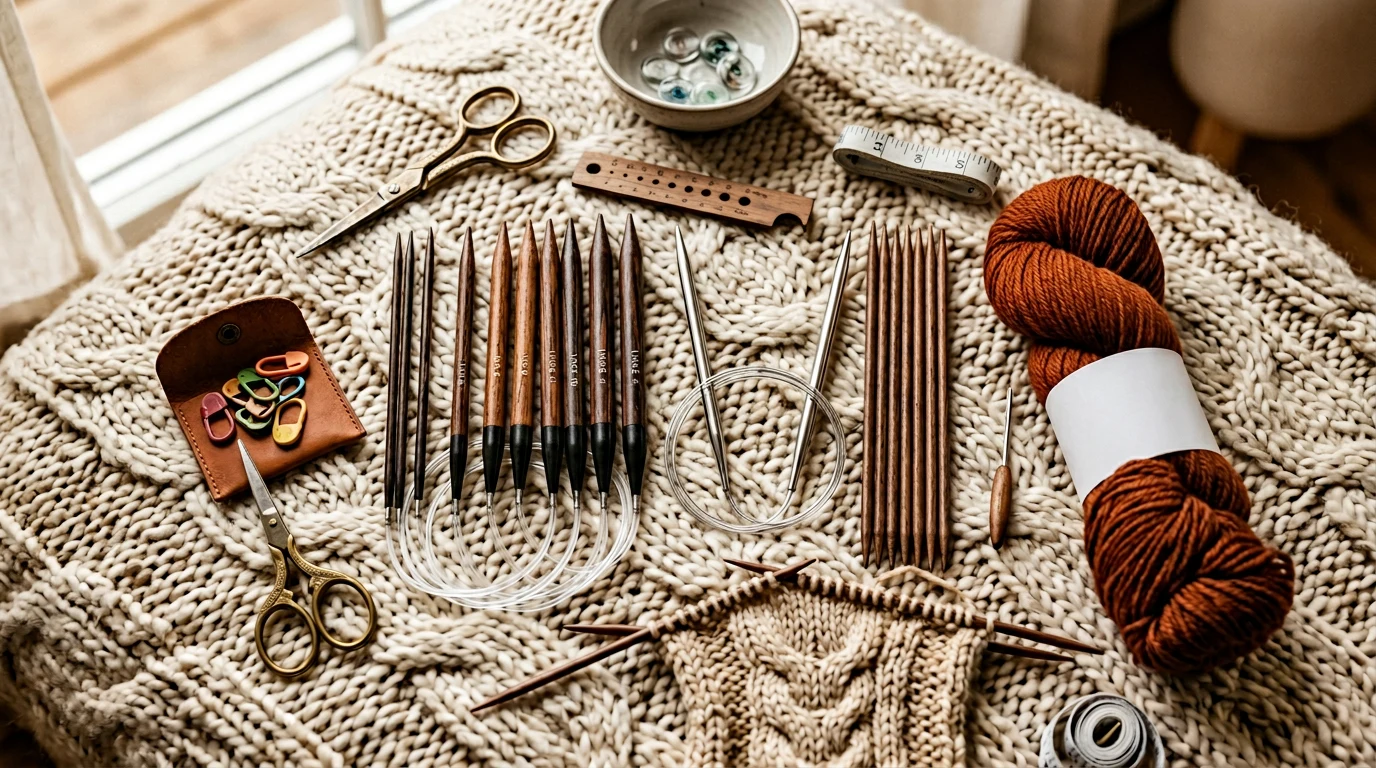 7 Best Knitting Needles for Beginners (2026 Guide) — GrannyHobby.com