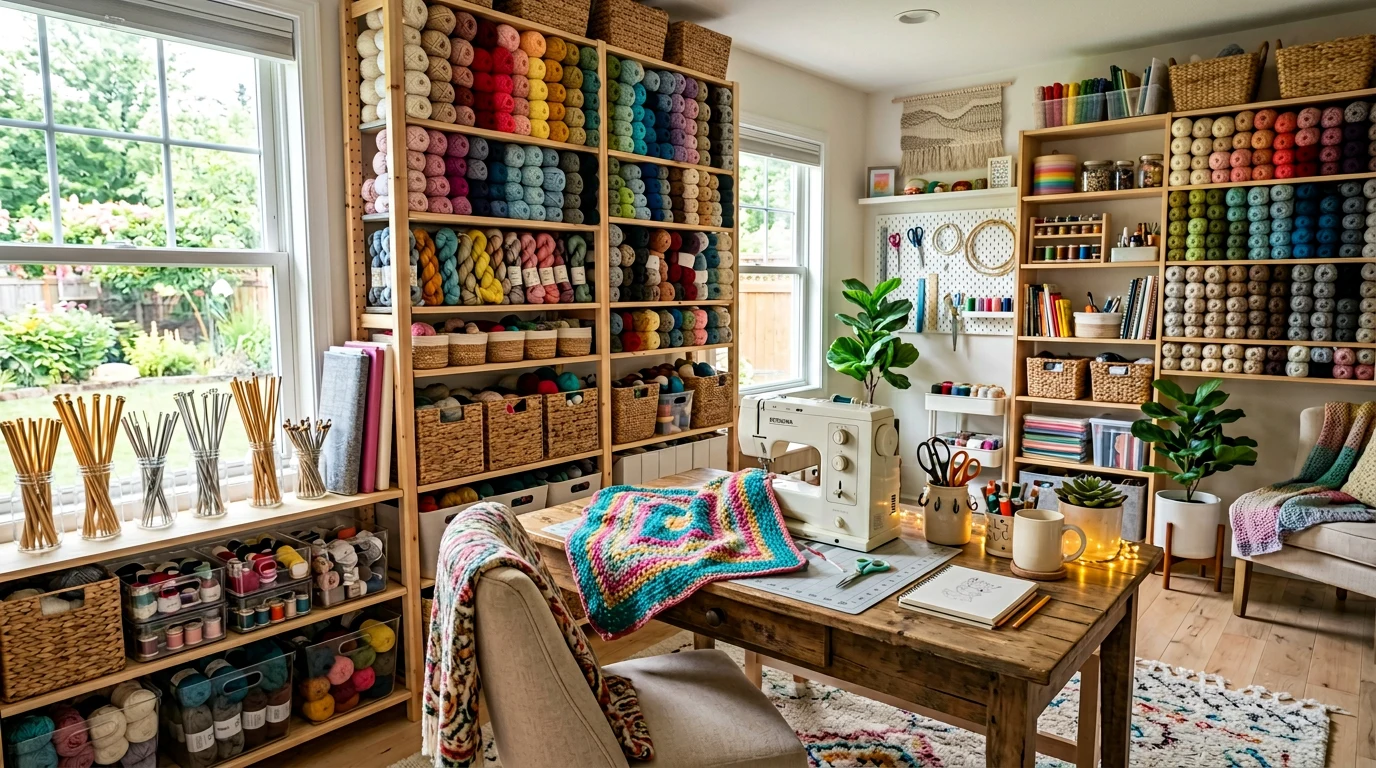 How to Start a Craft Room on a Budget — GrannyHobby.com