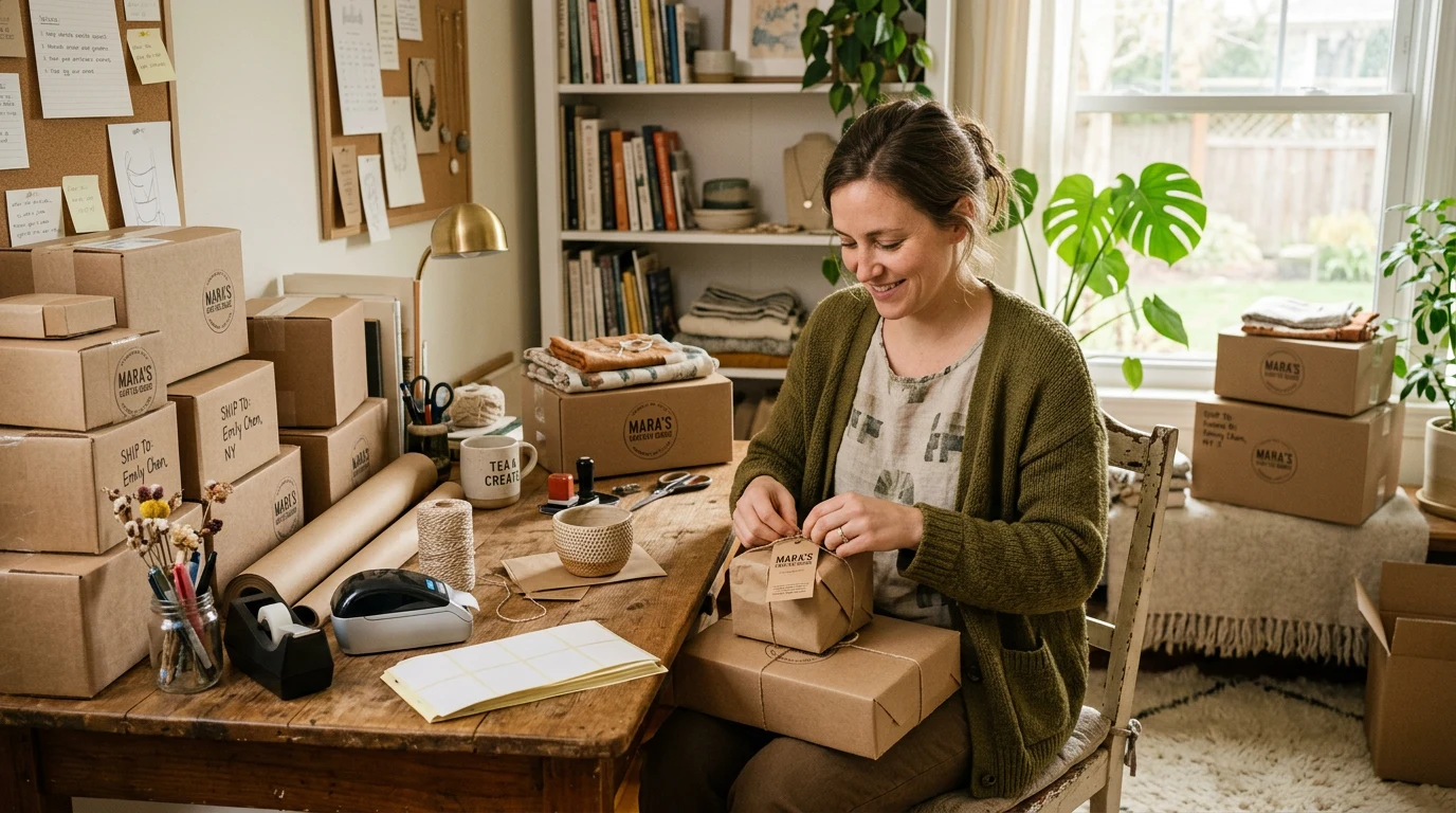 How to Turn Your Craft Hobby Into a Side Hustle (Realistic Guide) — GrannyHobby.com