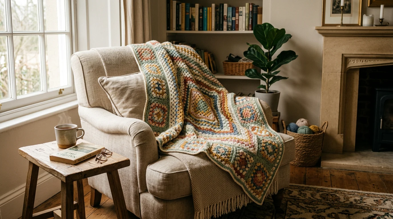 How to Crochet a Blanket for Beginners: Your First Cozy Project — GrannyHobby.com