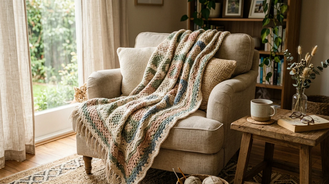 How to Crochet a Blanket for Beginners: Your First Cozy Project — GrannyHobby.com