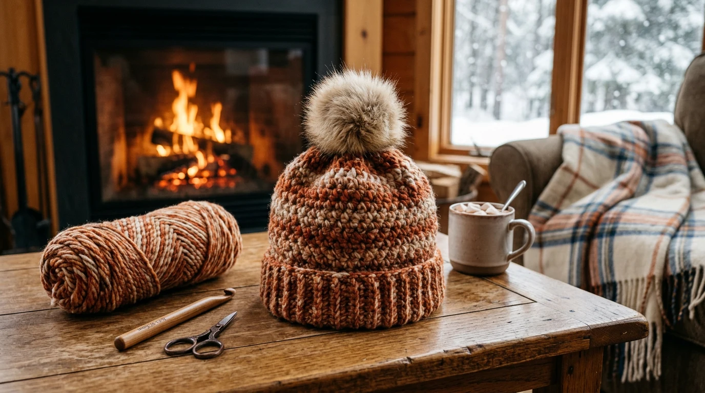 How to Crochet a Hat: Easy Beginner Pattern with Step-by-Step Instructions — GrannyHobby.com