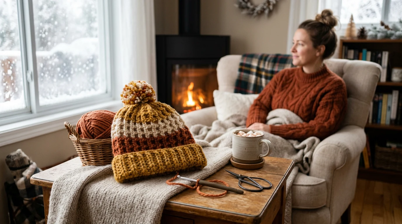 How to Crochet a Hat: Easy Beginner Pattern with Step-by-Step Instructions — GrannyHobby.com