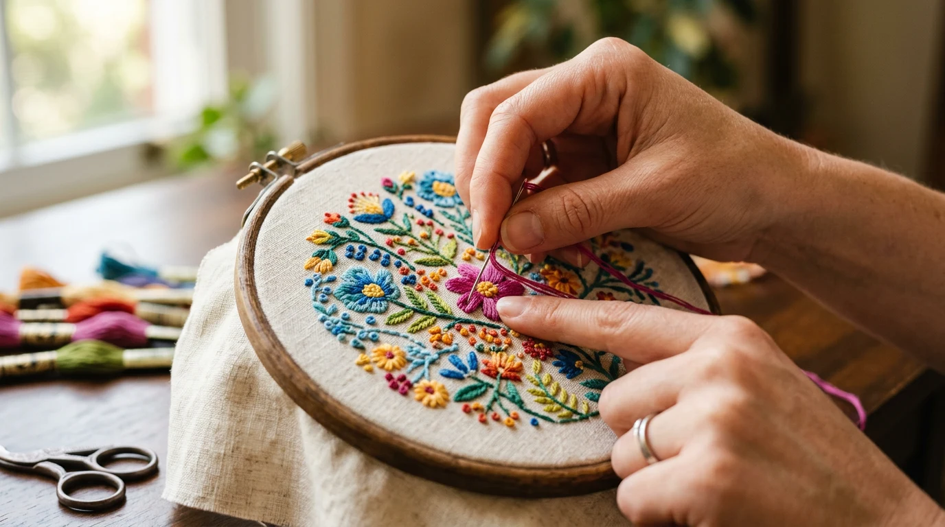 How to Embroider for Beginners: The Complete Start-to-Finish Guide — GrannyHobby.com