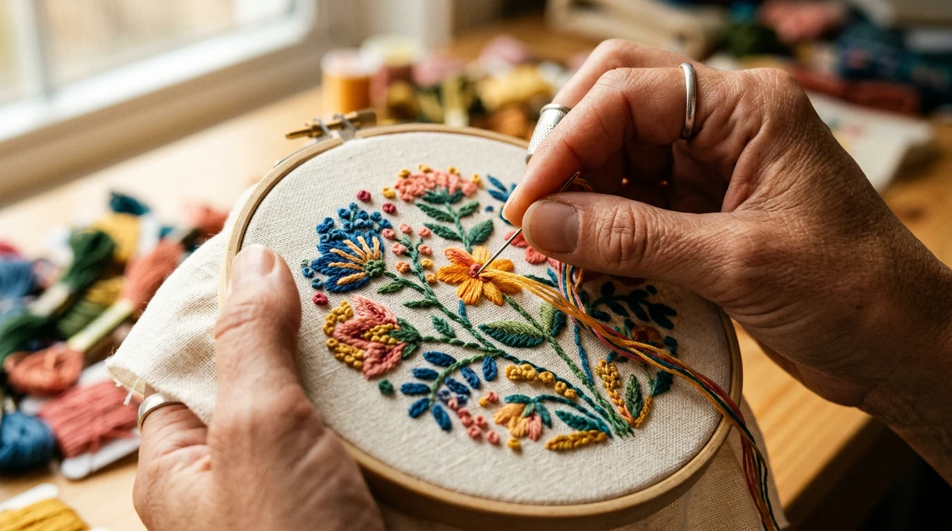 How to Embroider for Beginners: The Complete Start-to-Finish Guide — GrannyHobby.com