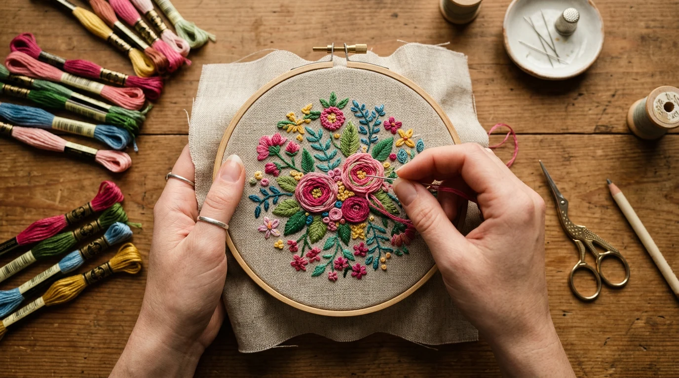 How to Embroider for Beginners: The Complete Start-to-Finish Guide — GrannyHobby.com