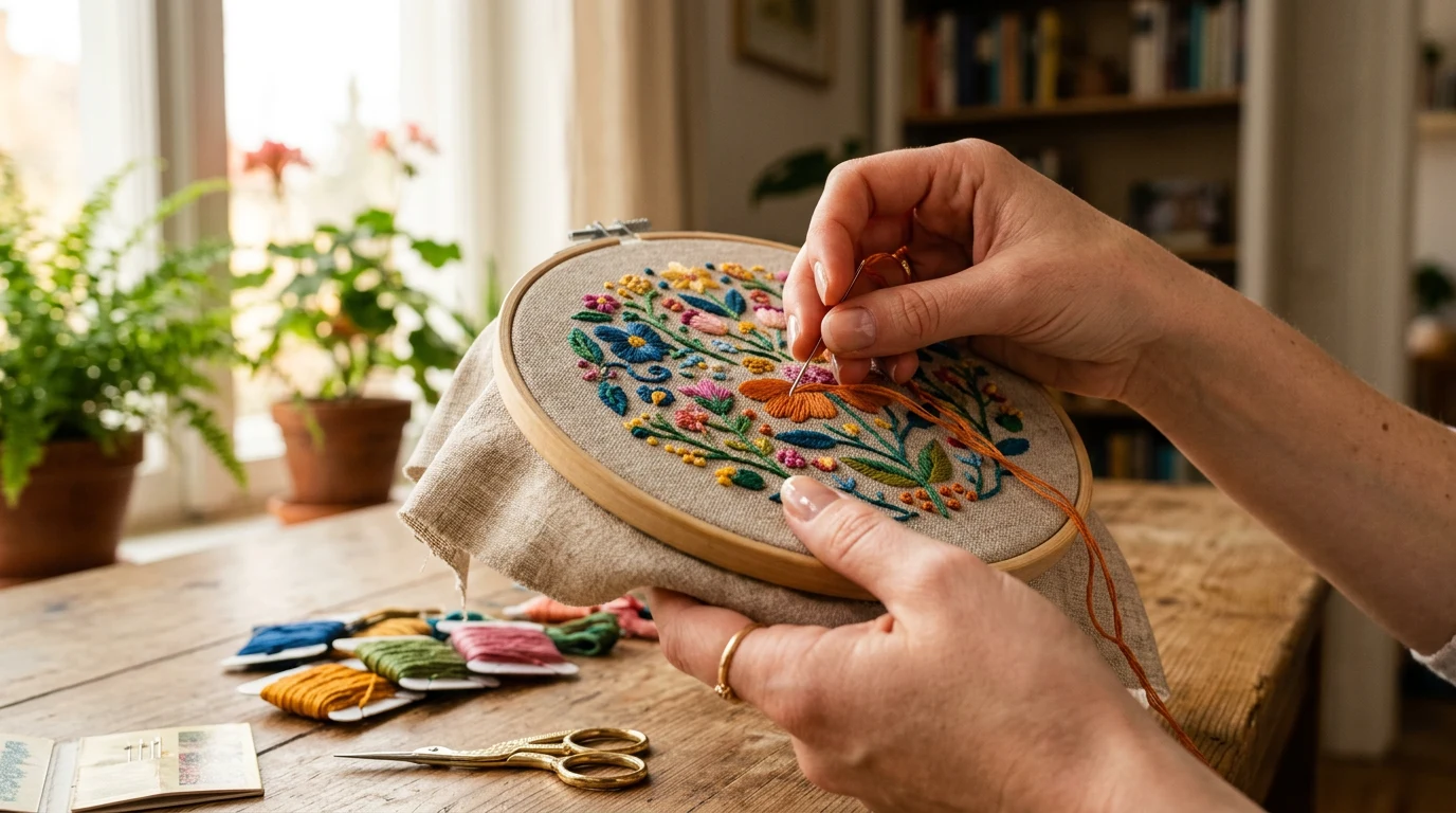 How to Embroider for Beginners: The Complete Start-to-Finish Guide — GrannyHobby.com