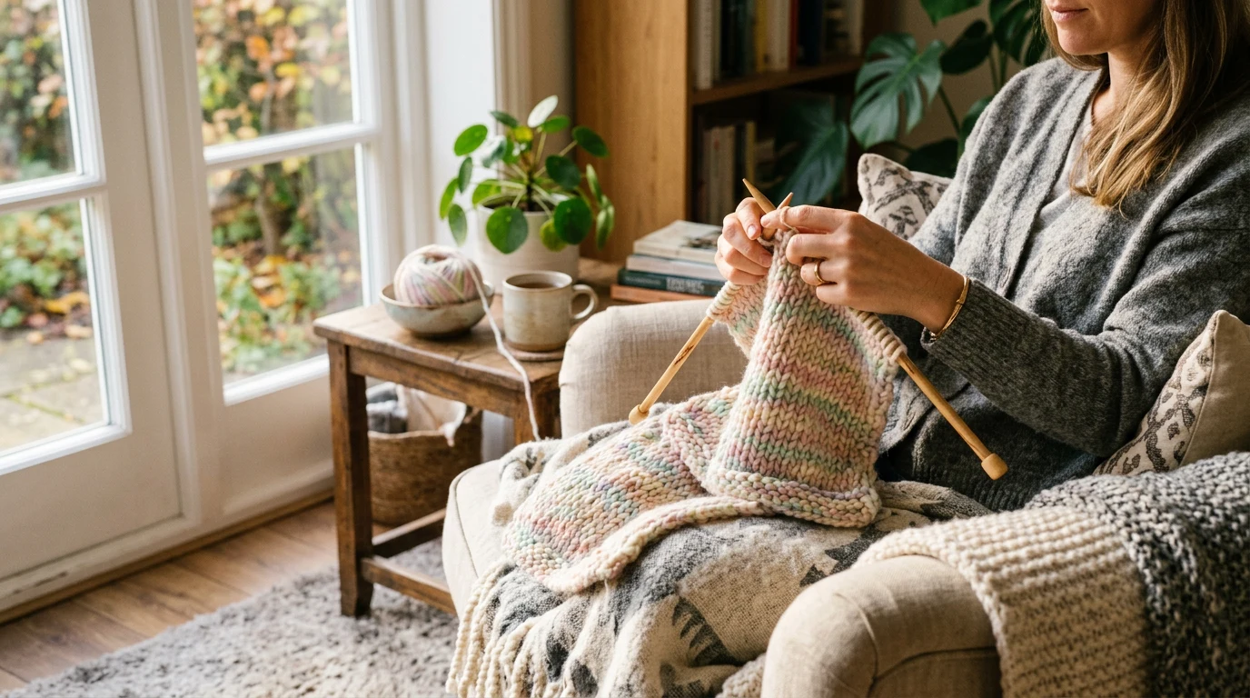 How to Knit a Scarf: Your First Real Project (Step by Step) — GrannyHobby.com