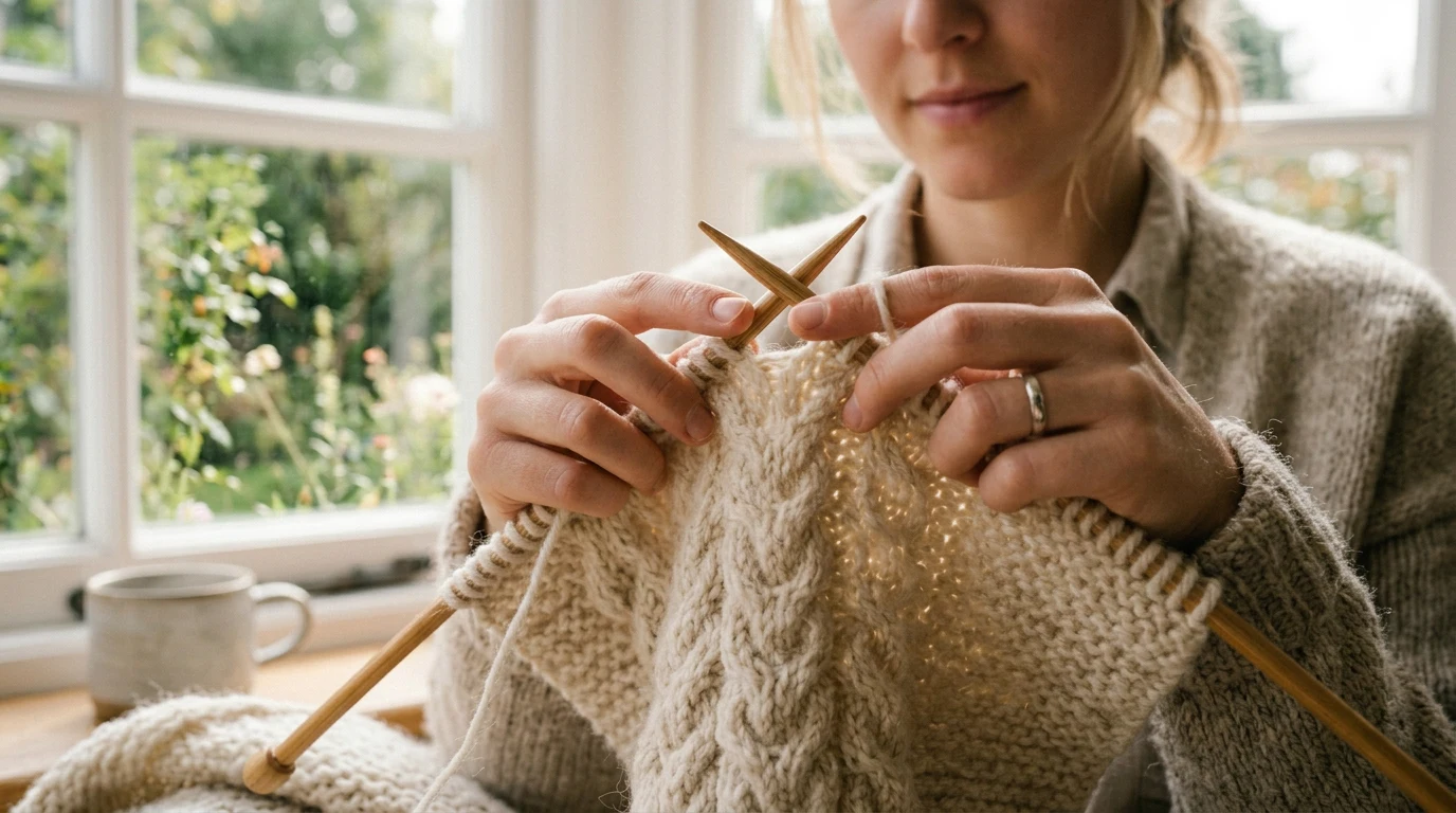Knitting for Anxiety: How Yarn and Needles Can Calm Your Mind — GrannyHobby.com
