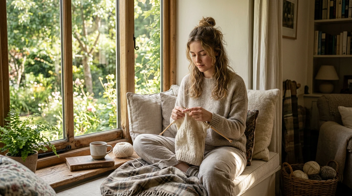 Knitting for Anxiety: How Yarn and Needles Can Calm Your Mind — GrannyHobby.com