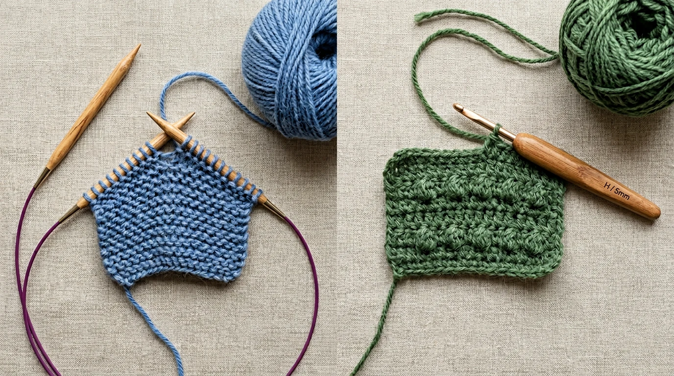 Knitting vs Crochet: Which Craft Should You Learn First? — GrannyHobby.com