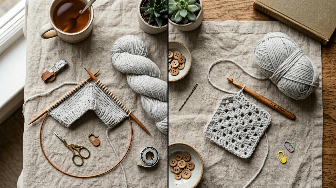 Knitting vs Crochet: Which Craft Should You Learn First? — GrannyHobby.com
