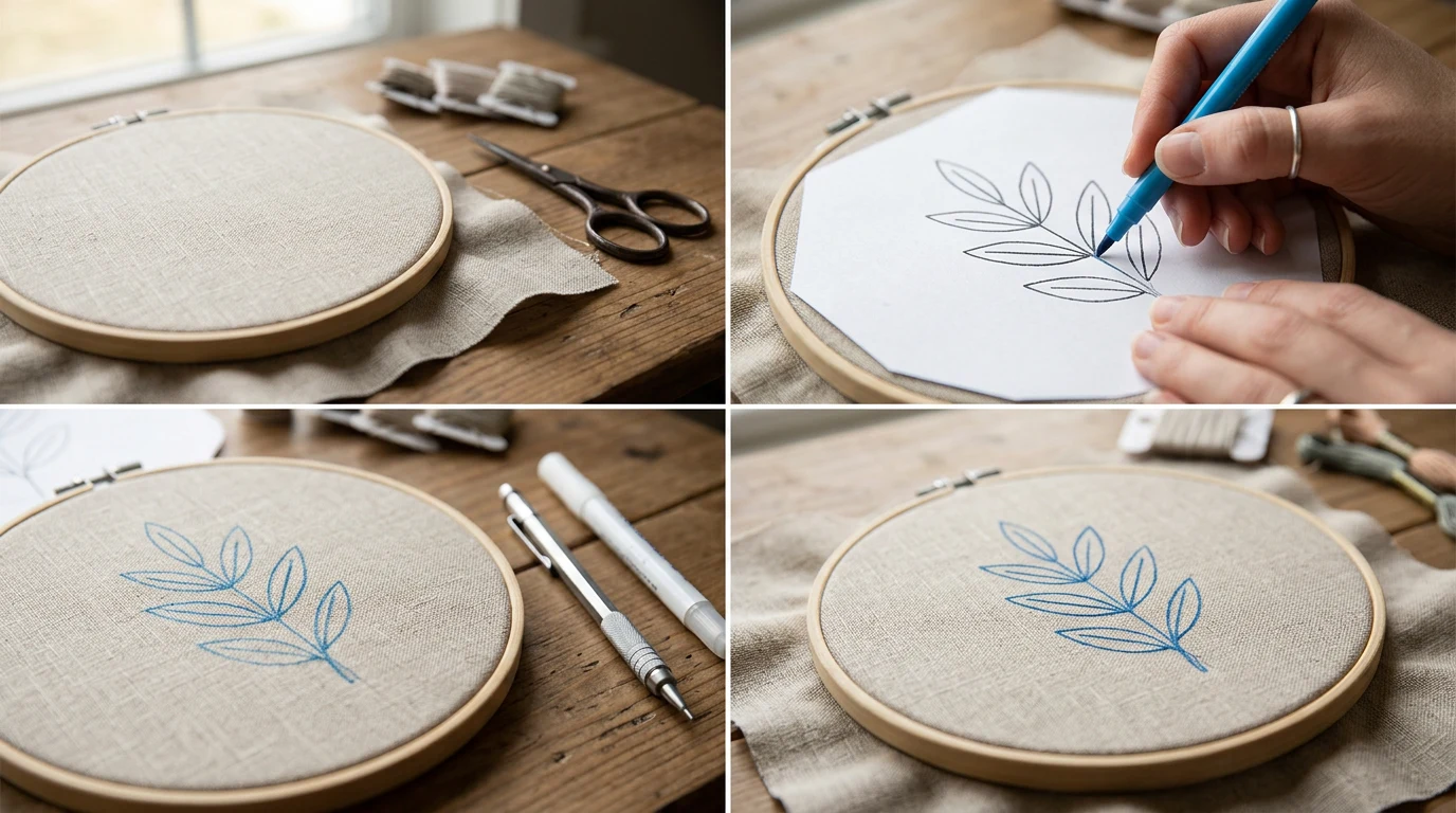 How to Transfer Embroidery Patterns: 7 Methods from Simple to Advanced — GrannyHobby.com
