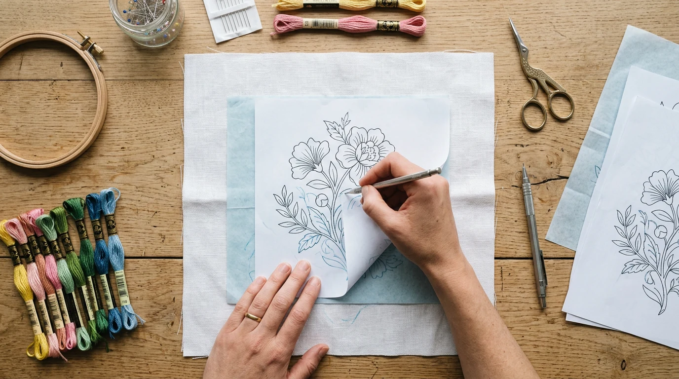 How to Transfer Embroidery Patterns: 7 Methods from Simple to Advanced — GrannyHobby.com