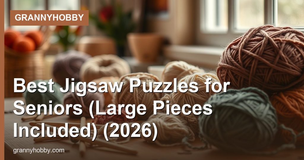 Best Jigsaw Puzzles for Seniors (Large Pieces Included) (2026) - GrannyHobby