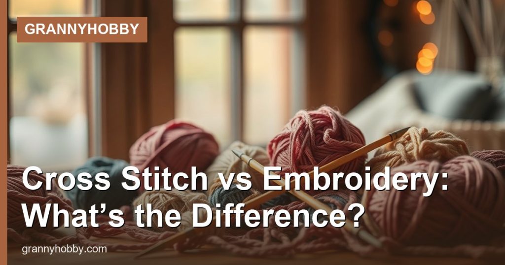 Cross Stitch vs Embroidery: What’s the Difference? - GrannyHobby