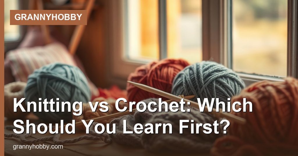 Knitting vs Crochet: Which Should You Learn First? - GrannyHobby