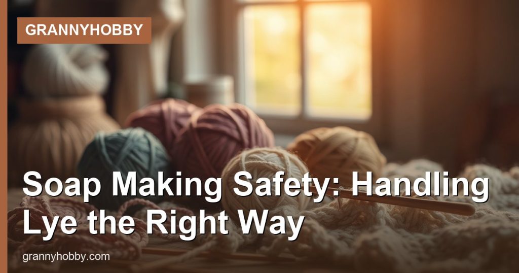 Soap Making Safety: Handling Lye the Right Way - GrannyHobby
